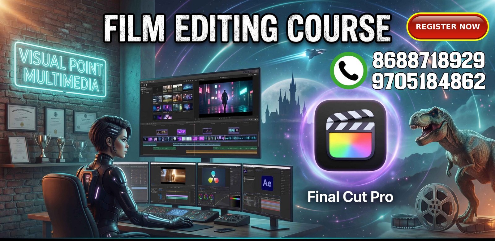 Film Editing Course in Hyderabad - Visual Point Multimedia