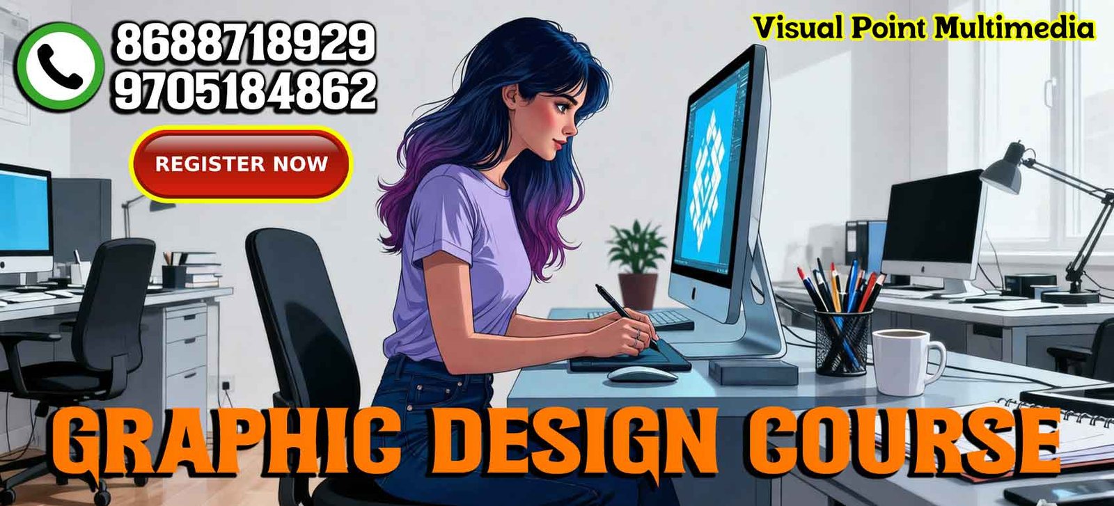 Graphic Design Course in Hyderabad - Visual Point Multimedia