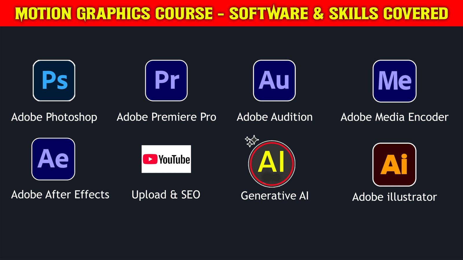 Motion Graphics Course – Software & Skills Covered at Visual Point Multimedia