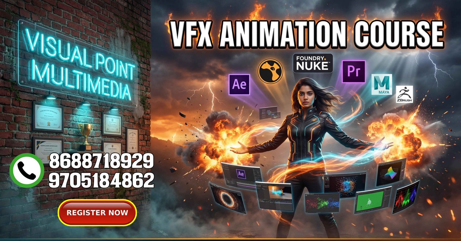 VFX Animation Course in Hyderabad - Visual Point Multimedia