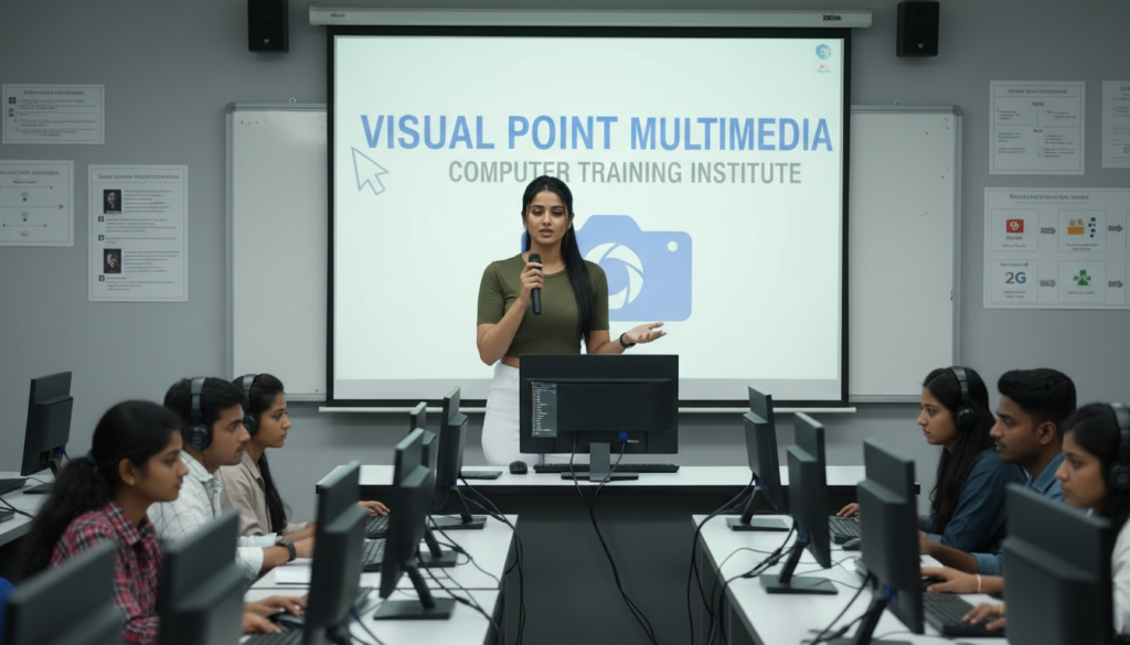 Visual Point Multimedia Animation Training Institute Hyderabad - Classroom Training